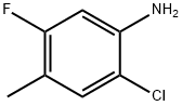 Benzenamine, 2-chloro-5-fluoro-4-methyl- Structure