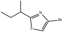 4-Bromo-2-(sec-butyl)thiazole 구조식 이미지