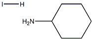 Cyclohexylamine Hydroiodide 구조식 이미지