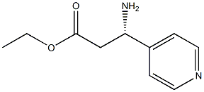 ETHYL (3S)-3-AMINO-3-(PYRIDIN-4-YL)PROPANOATE Structure