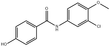 N-(3-chloro-4-methoxyphenyl)-4-hydroxybenzamide Structure