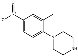 1-(2-METHYL-4-NITROPHENYL)PIPERAZINE Structure