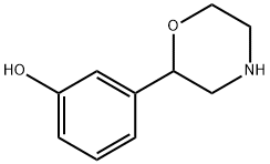 3-(morpholin-2-yl)phenol 구조식 이미지