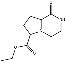 ethyl 1-oxooctahydropyrrolo[1,2-a]pyrazine-6-carboxylate Structure