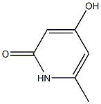 2(1H)-Pyridinone, 4-hydroxy-6-methyl- Structure