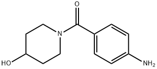 1-(4-aminobenzoyl)piperidin-4-ol 구조식 이미지