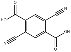 1,4-Benzenedicarboxylic acid, 2,5-dicyano- Structure