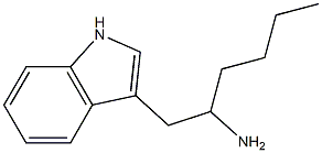 3-(2-Aminohexyl)-1H-indole Structure