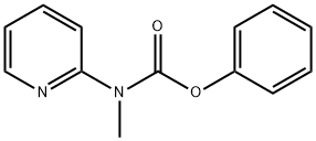 phenyl N-methyl-N-(2-pyridyl)carbamate Structure