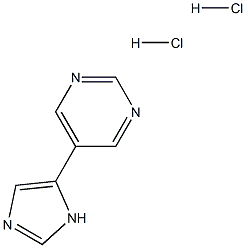 5-(1H-imidazol-5-yl)pyrimidine,  dihydrochloride 구조식 이미지