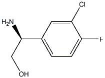 (2S)-2-AMINO-2-(3-CHLORO-4-FLUOROPHENYL)ETHAN-1-OL Structure