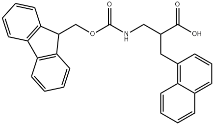 3-({[(9H-fluoren-9-yl)methoxy]carbonyl}amino)-2-[(naphthalen-1-yl)methyl]propanoic acid Structure