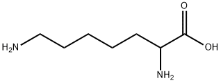 Heptanoic acid, 2,7-diamino- Structure