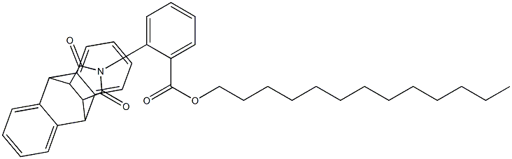 tridecyl 2-(16,18-dioxo-17-azapentacyclo[6.6.5.0~2,7~.0~9,14~.0~15,19~]nonadeca-2,4,6,9,11,13-hexaen-17-yl)benzoate Structure