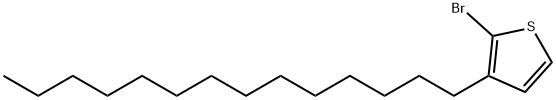 2-Bromo-3-tetradecylthiophene 구조식 이미지