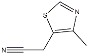 2-(4-methyl-1,3-thiazol-5-yl)acetonitrile Structure