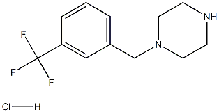 1-(3-(trifluoromethyl)benzyl)piperazine hydrochloride Structure