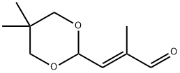 (2E)-3-(5,5-dimethyl-1,3-dioxan-2-yl)-2-methylprop-2-enal Structure