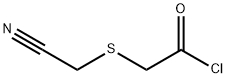 Acetyl chloride, 2-[(cyanomethyl)thio]- Structure