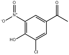 Ethanone, 1-(3-chloro-4-hydroxy-5-nitrophenyl)- Structure