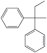 1,1-(1-methylpropylidene)bisbenzene 구조식 이미지