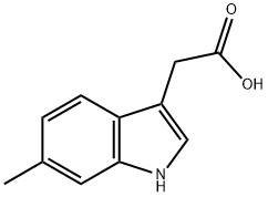 2-(6-Methyl-1H-indol-3-yl)acetic acid Structure
