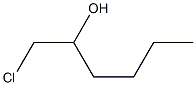 1-chloro-2-hexanol 구조식 이미지