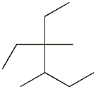 3-Ethyl-3,4-dimethylhexane. Structure