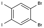 1,2-Dibromo-4,5-diiodobenzene 구조식 이미지