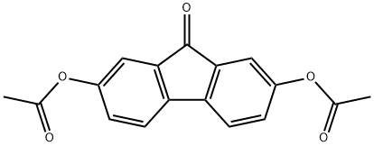 9H-Fluoren-9-one, 2,7-bis(acetyloxy)- Structure
