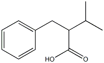 2-benzyl-3-methylbutanoic acid 구조식 이미지