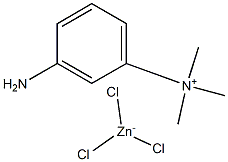 3-amino-N,N,N-trimethylanilinium trichlorozincate(1-) Structure