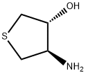 (3S,4S)-4-Aminotetrahydrothiophen-3-ol 구조식 이미지