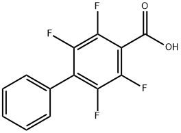 2,3,5,6-tetrafluoro-biphenyl-4--carboxylic acid Structure