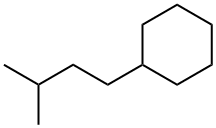 Isopentylcyclohexane. 구조식 이미지