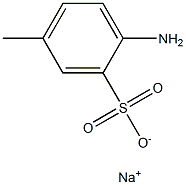 sodium 2-amino-5-methylbenzenesulfonate Structure