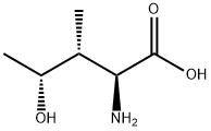 (2S,3R,4R)-2-Amino-3-methyl-4-hydroxypentanoic acid 구조식 이미지