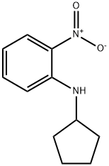 N-사이클로펜틸-2-니트로아닐린 구조식 이미지