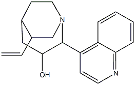 1-Azabicyclo[3.2.2]nonan-3-ol, 6-ethenyl-2-(4-quinolinyl)-, (1S,2R,3S,5S,6R)- 구조식 이미지