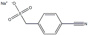 sodium p-cyanophenylmethylsulfonate 구조식 이미지