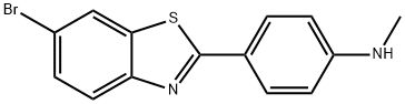4-(6-Bromo-2-benzothiazolyl)-N-methylbenzenamine 구조식 이미지
