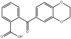 2-(1,4-Benzodioxan-6-oyl)benzoic acid Structure