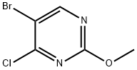 Pyrimidine, 5-bromo-4-chloro-2-methoxy- Structure