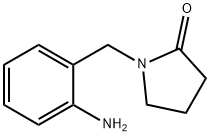 1-[(2-aminophenyl)methyl]pyrrolidin-2-one Structure