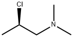 1-Propanamine, 2-chloro-N,N-dimethyl-, (2R)- Structure