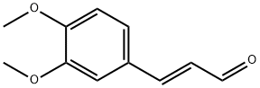 2-Propenal, 3-(3,4-dimethoxyphenyl)-, (2E)- Structure