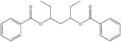 5-(benzoyloxy)heptan-3-yl benzoate Structure