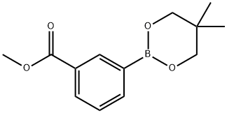 methyl 3-(5,5-dimethyl-1,3,2-dioxaborinan-2-yl)benzoate 구조식 이미지