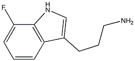 3-(7-Fluoro-3-indolyl)-1-propanamine Structure