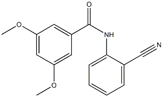 N-(2-cyanophenyl)-3,5-dimethoxybenzamide 구조식 이미지